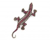 14K GOLD, SILVER, RUBY, DIAMON
