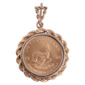 14K GOLD SOUTH AFRICAN KRUGERR
