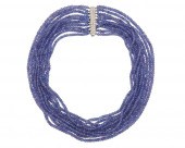 14K GOLD, TANZANITE, AND DIAMO