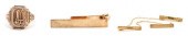 14K GOLD TIE CLIP, 10K TIE TAC