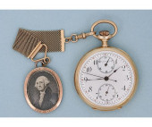 14K GOLD TOUCHON POCKET WATCH<