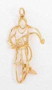 14K GOLD TRACK AND FIELD SPORT