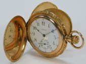 14K GOLD WALTHAM POCKET WATCH