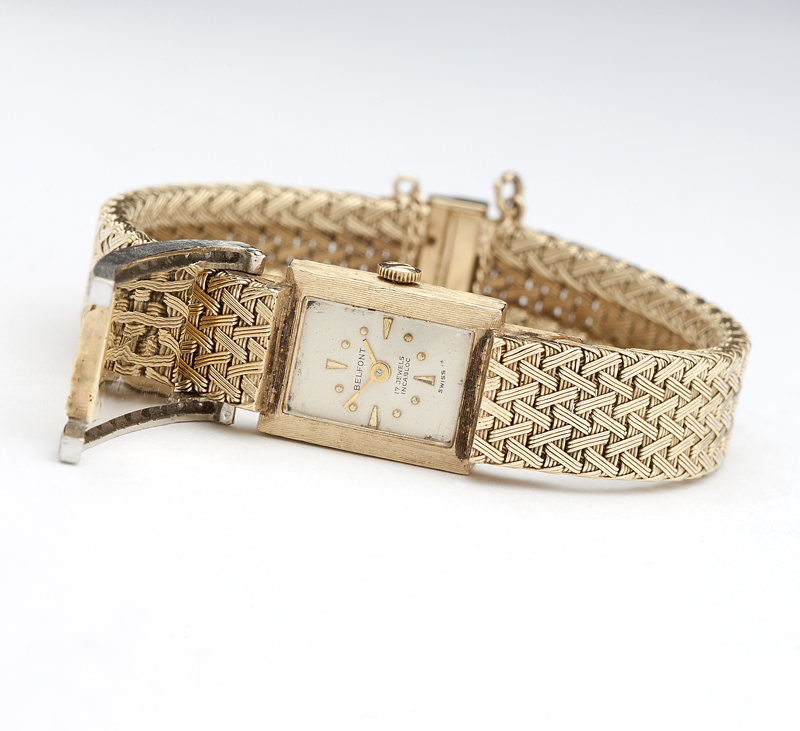 14K gold with white gold trim set
