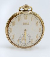14K GRUEN VERITHIN ART DECO PO