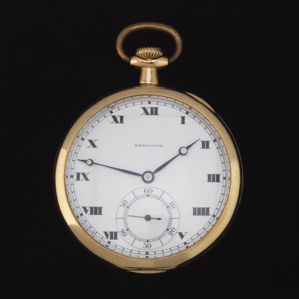 14K HAMILTON OPEN FACE