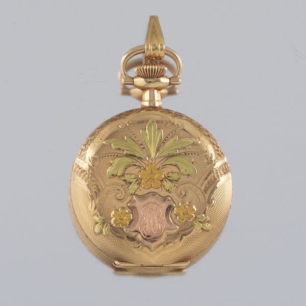 14K HAMPDEN  LADIES' HUNTER'S