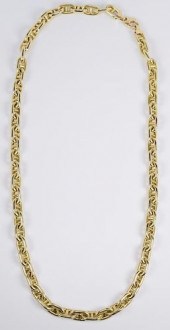 14K HEAVY GUCCI LINK NECKLACE,