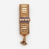 14K HIDDEN TASSEL WATCH BRACEL