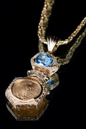 14K ITALIAN CHAIN WITH A $5 GO