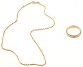 14K ITALIAN CHOKER NECKLACE &