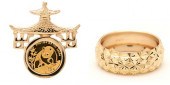 14K ITALIAN DESIGNER GOLD BAND