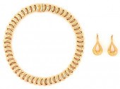 14K ITALIAN NECKLACE PLUS EARR