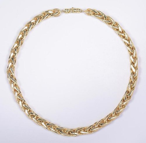14K ITALIAN WHEAT NECKLACE, 59