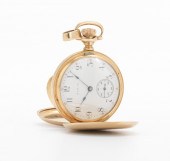 14K Ladies Gold Pendant Watch
