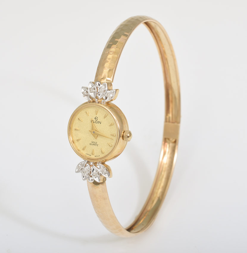 14K LADY'S ELGIN WRISTWATCH: 14K