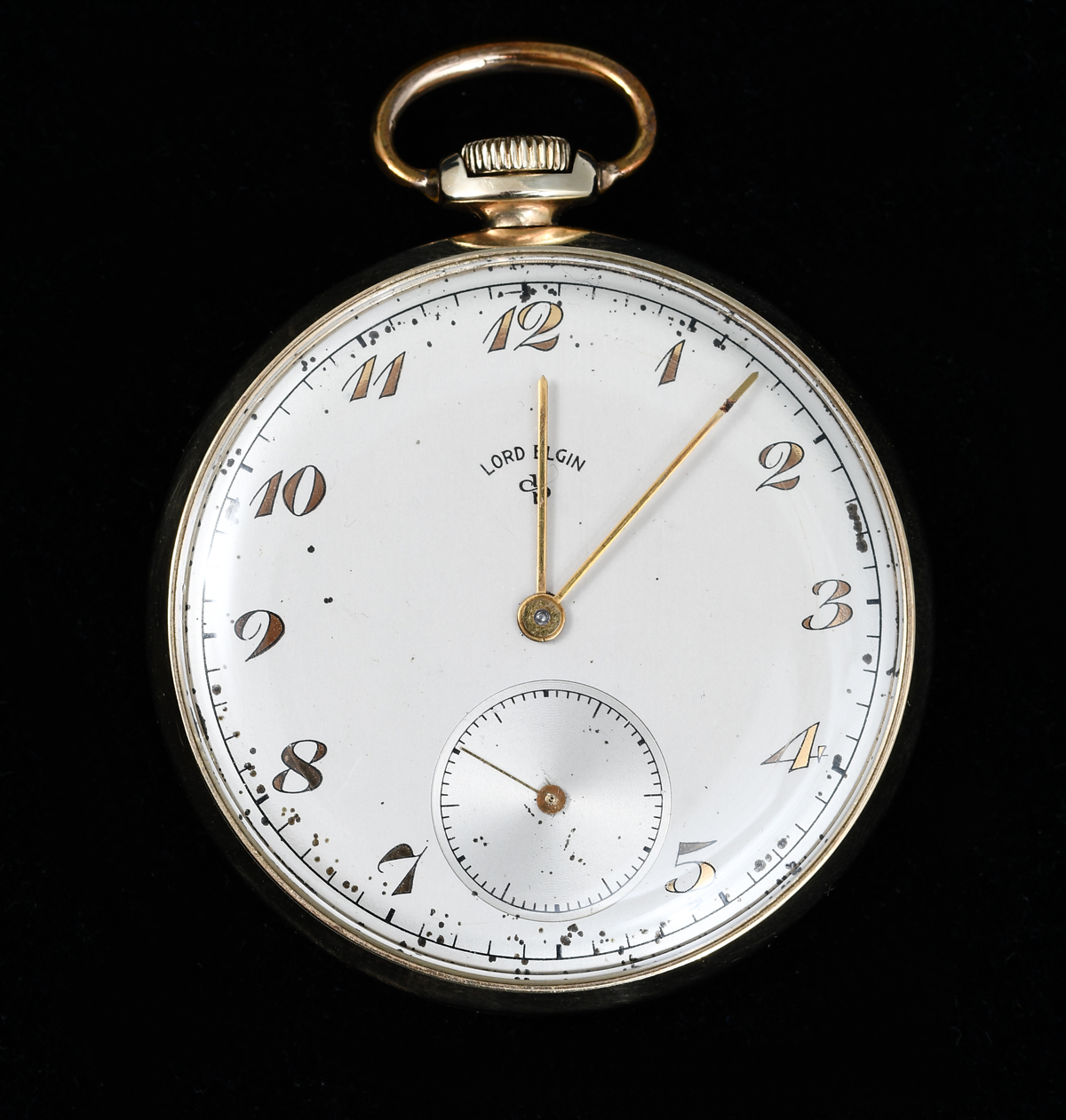 14K LORD ELGIN OPEN FACE POCKET