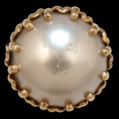 14K Mabe Pearl Cocktail Ring C