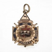 14K MASONIC FRATERNAL PENDANT