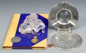14K MEDAL, COINS, STERLING, AN