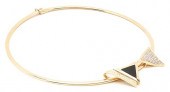 14K OMEGA NECKLACE WITH 2 14K