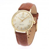 14K OMEGA SEAMASTER DEVILLE AU