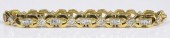 14K PRINCESS CUT DIAMOND LINK