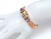 14K RETRO DIAMOND & RUBY WRIST