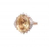 14K ROSE GOLD 12.17 CT MORGANI