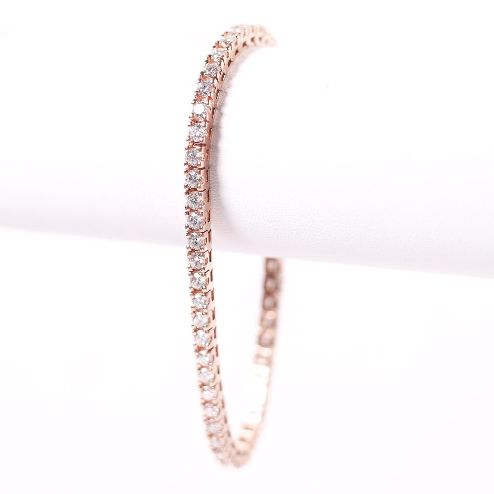 14K ROSE GOLD 8.5CT DIAMOND