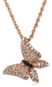 14K ROSE GOLD AND DIAMOND BUTT