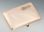 14K Rose Gold Cigarette Case w