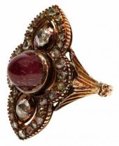 14K ROSE GOLD RUBY & 0.70CTTW