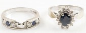 14K SAPPHIRE & DIAMOND BRIDAL