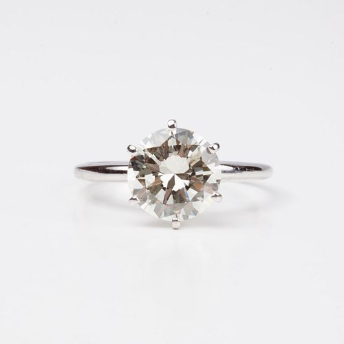 14K SOLITAIRE DIAMOND 2.92 CARAT