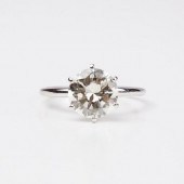 14K SOLITAIRE DIAMOND 2.92 CAR