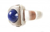 14K SYNTH. STAR SAPPHIRE RING1