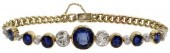 14K SYNTHETIC SAPPHIRE 2.26CTT