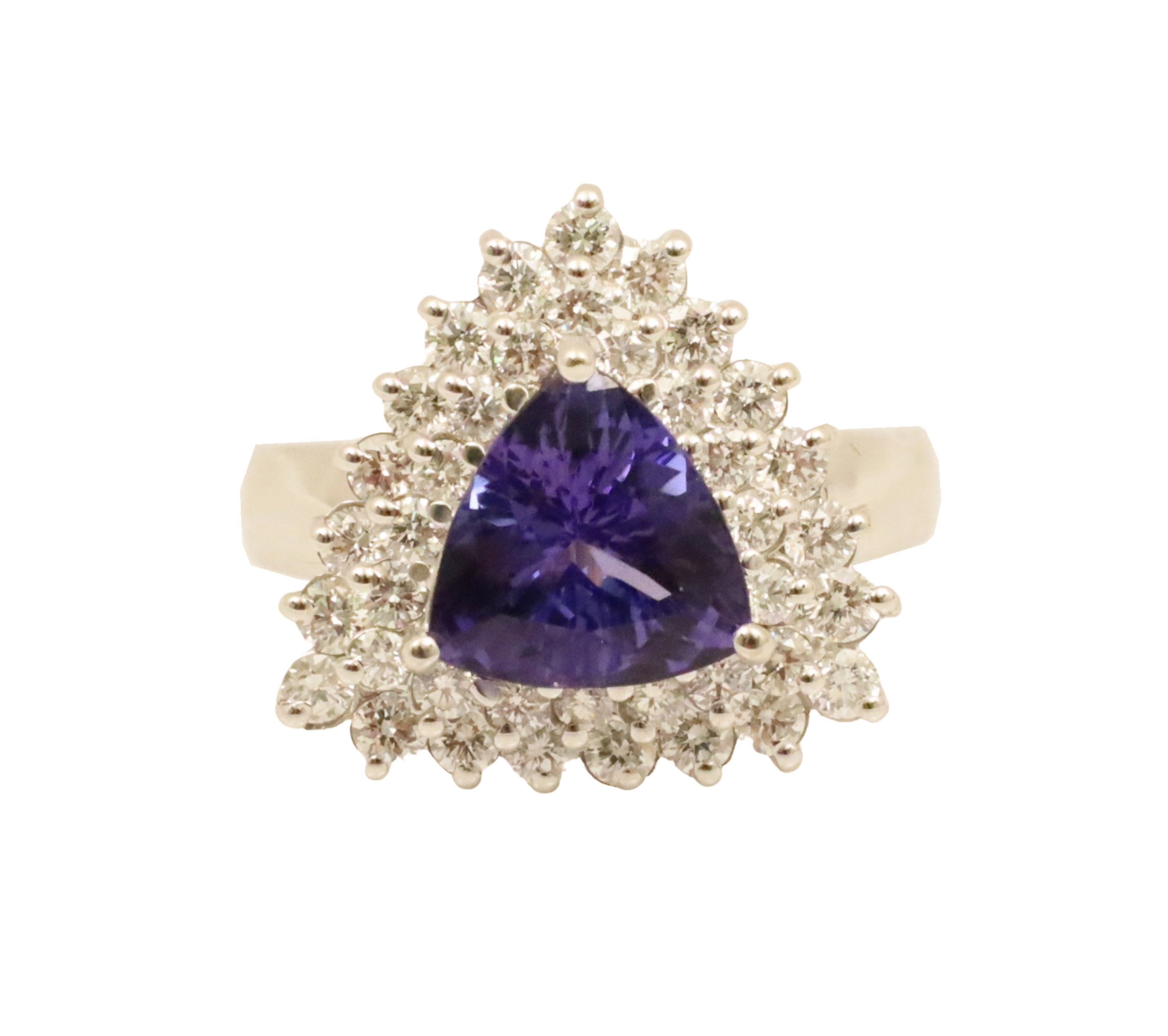 14K TANZANITE & DIAMOND RING 14K