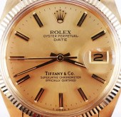14K TIFFANY & CO ROLEX OYSTER
