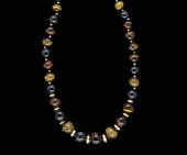14k Tiger's-Eye and Hawk's-Eye