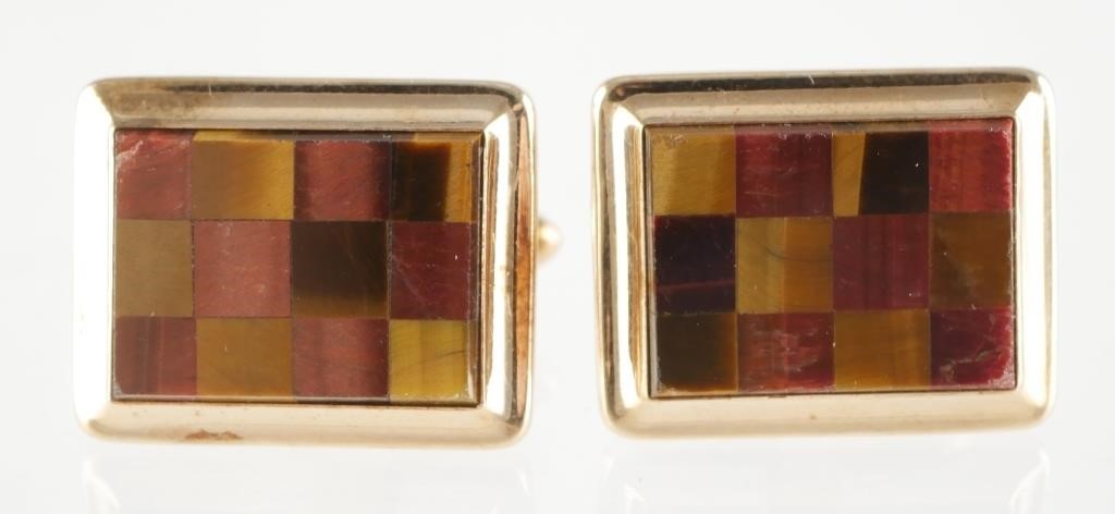 14K TIGERS EYE DOLAN BULLOCK