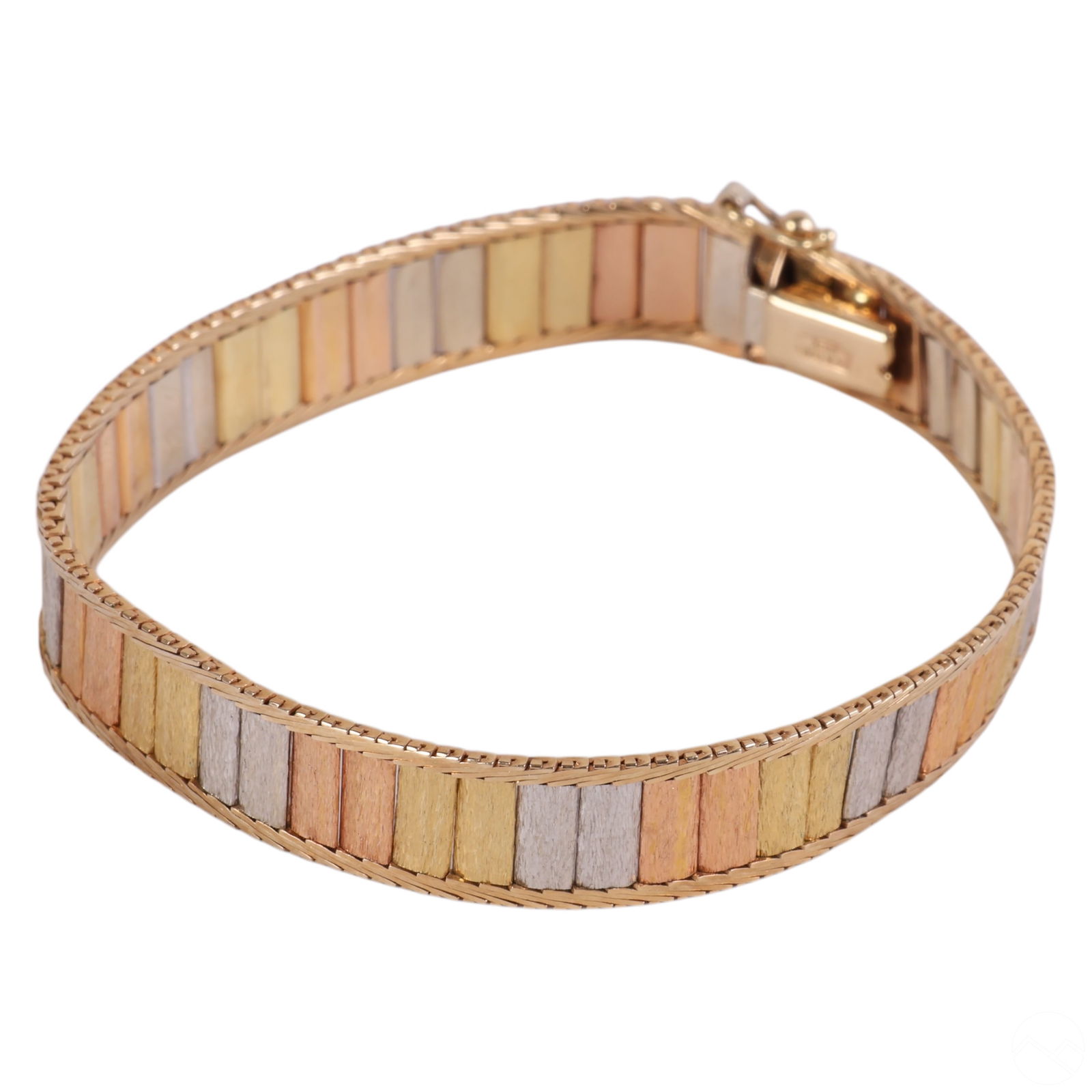 14K TRI COLOR GOLD ITALIAN DESIGNER