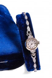 14K Ulysse Nardin ladies watch
