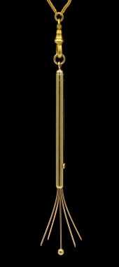 14K VICTORIAN COCKTAIL STIRRER