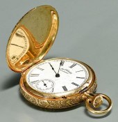 14K WALTHAM HUNTING CASE WATCH