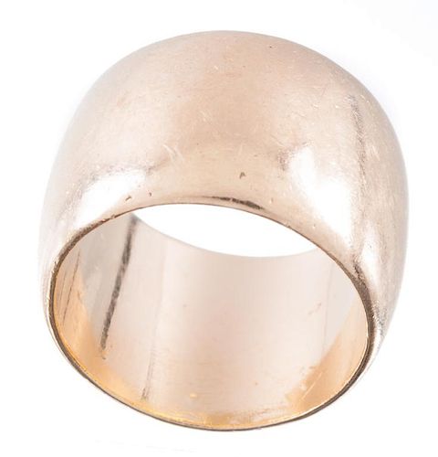 14K WEDDING BAND13mm wide half
