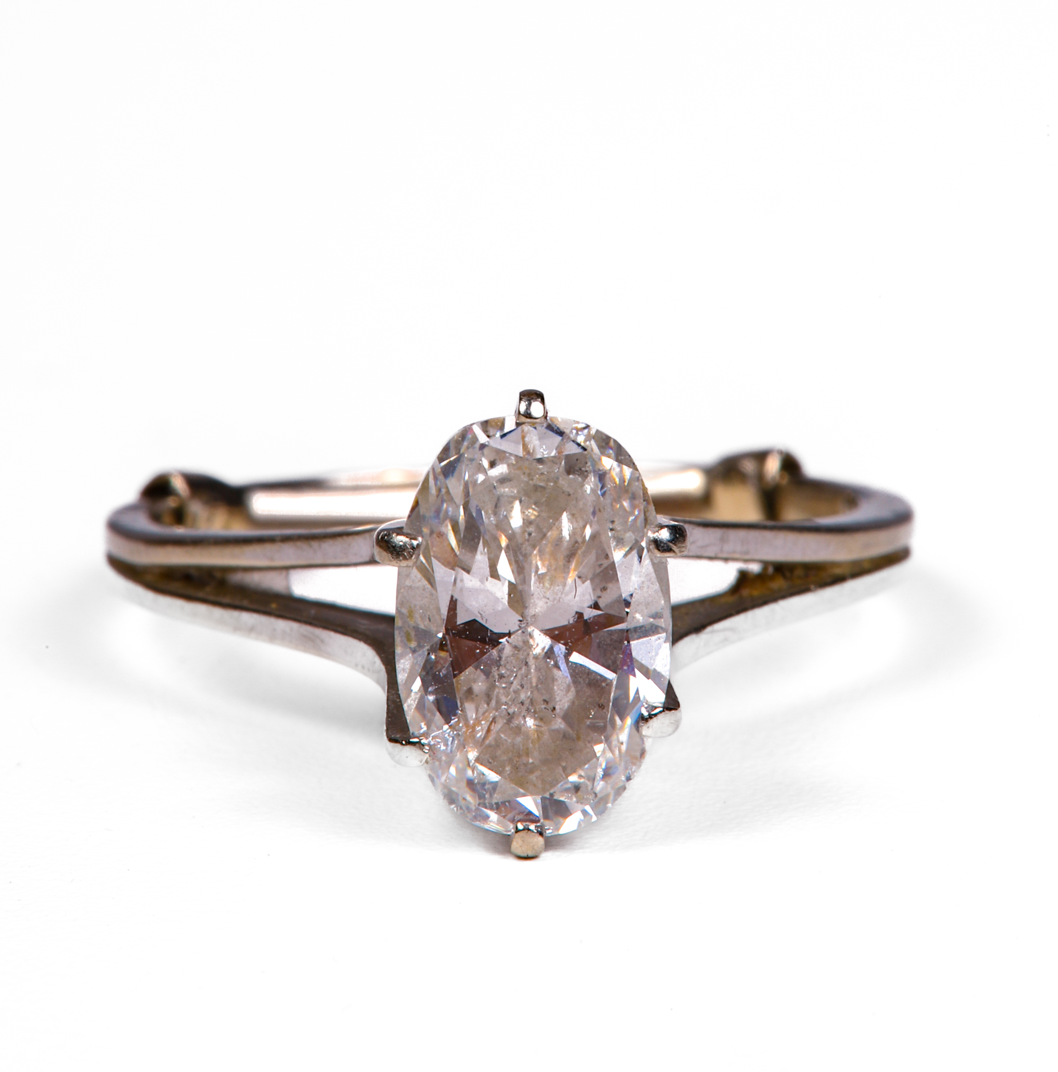 14K WG 2 Ct Diamond Engagement