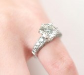 14K WG 3CT K-L SI NATURAL DIAM
