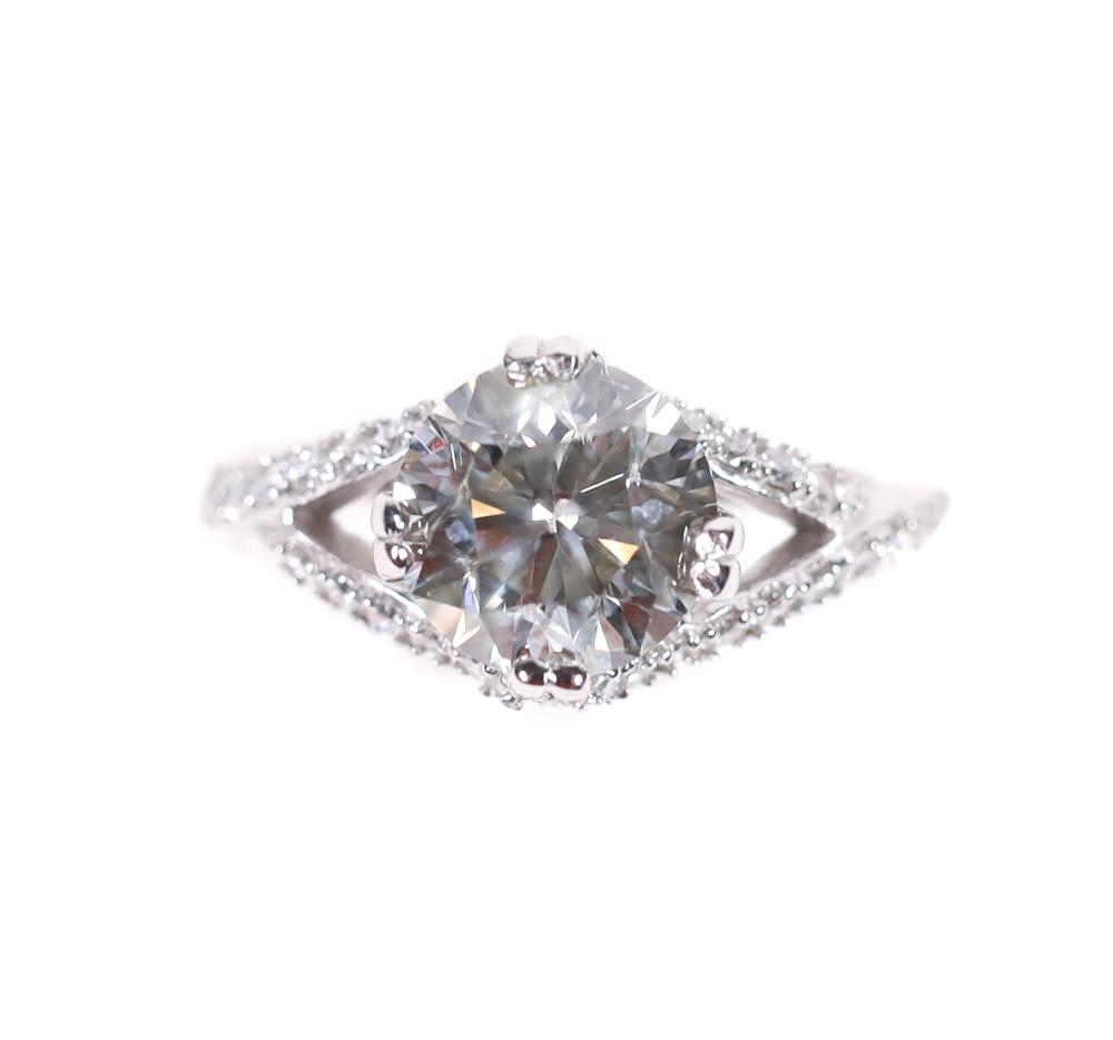 14K WG NATURAL DIAMOND RING14k WG